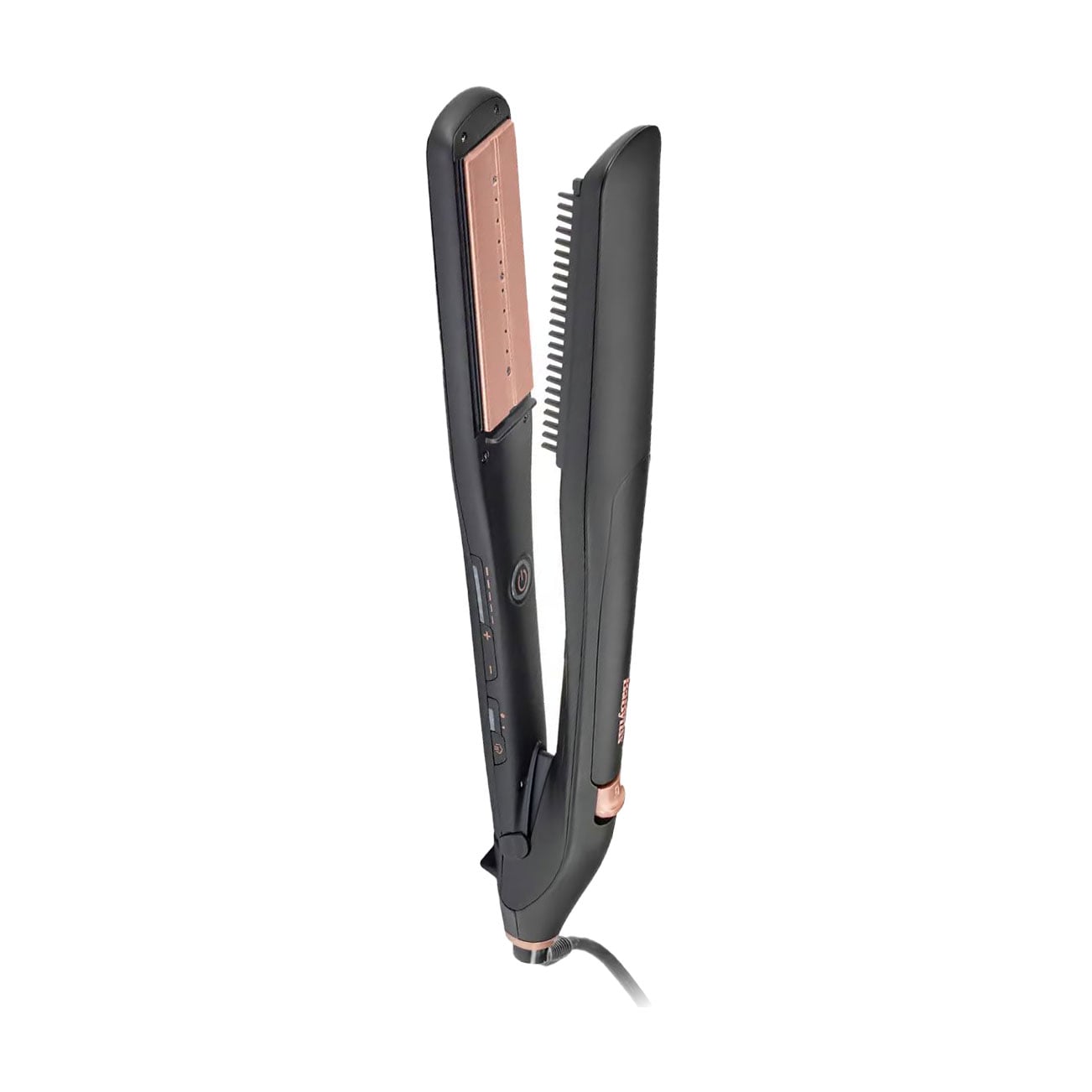 Вирівнювач для волосся BaByliss PRO Steam Luxe Styler з термокилимком, чорний (ST596E)